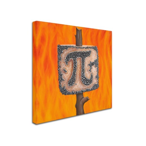 Ryan Rice Fine Art 'Marshmallow Pi' Canvas Art,18x18